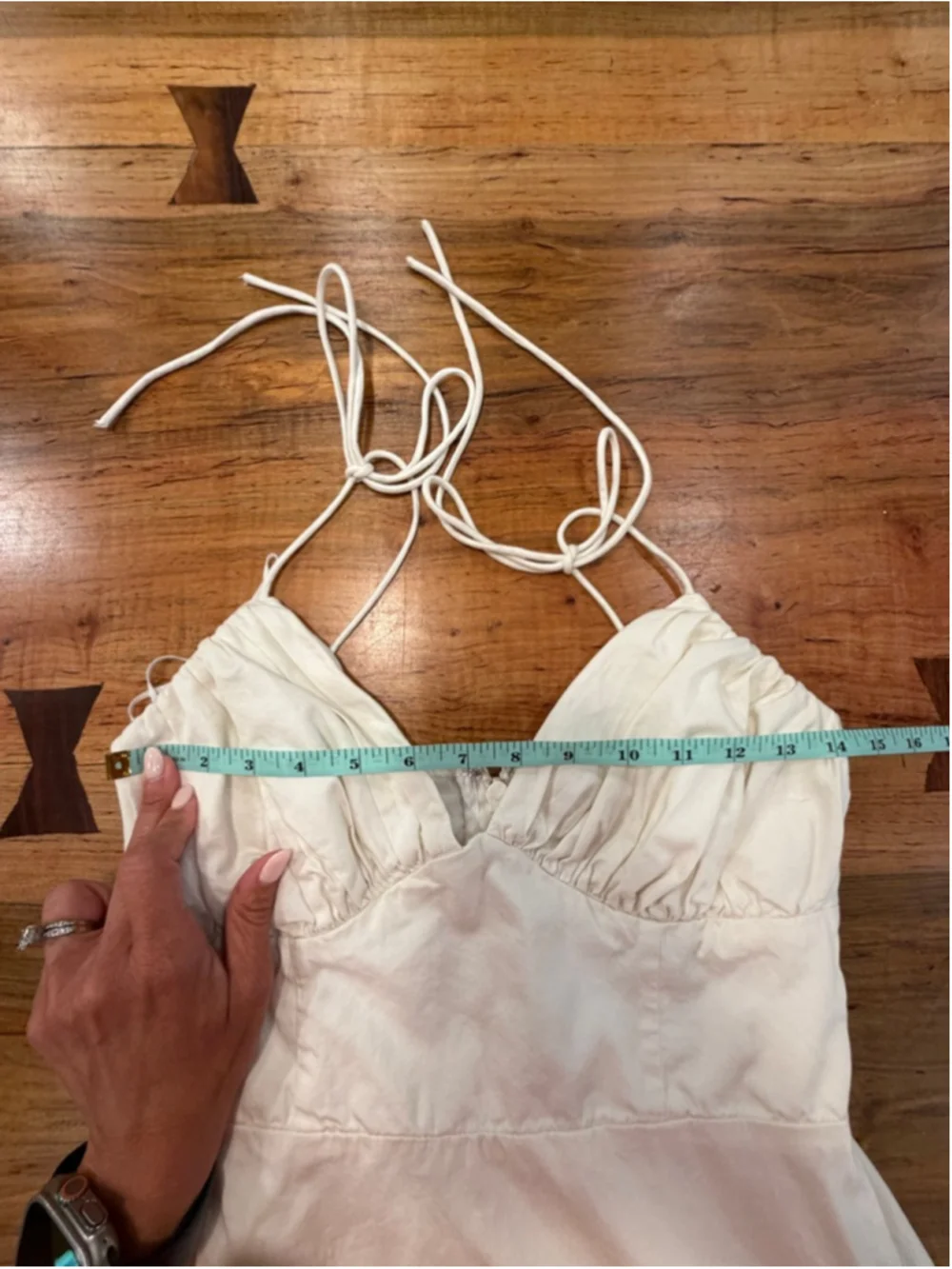 Abercrombie & Fitch White Cottagecore Maxi Dress - Size S